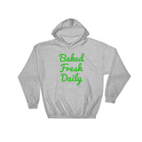 Baked Fresh Daily Men's Heavy Hooded Hoodie Sweatshirt + House Of HaHa Best Cool Funniest Funny Gifts