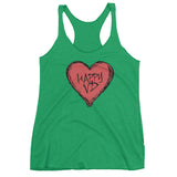 Happy VD Valentines Day Heart STD Holiday Humor Women's Tank Top + House Of HaHa Best Cool Funniest Funny Gifts