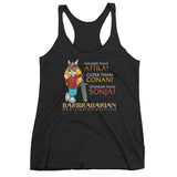 Barbrabarian Women's Tank Top + House Of HaHa Best Cool Funniest Funny Gifts
