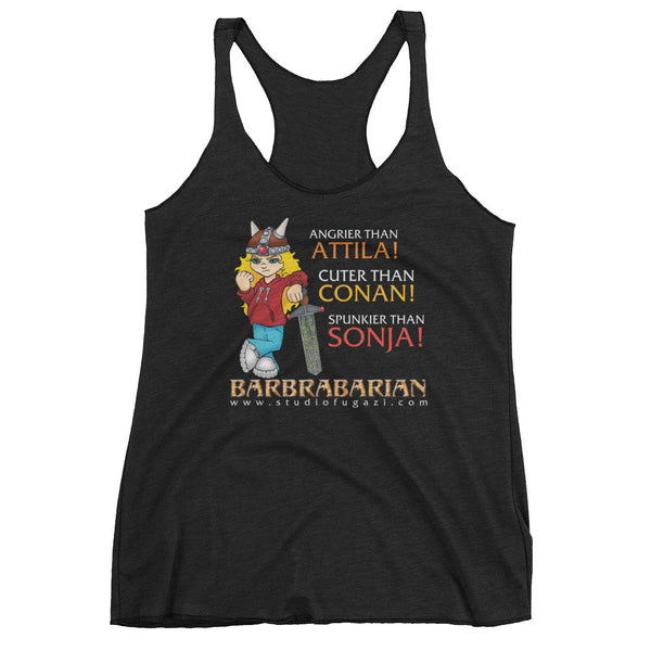 Barbrabarian Women's Tank Top + House Of HaHa Best Cool Funniest Funny Gifts