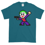 Joker Perler Art Short-Sleeve Men's T-Shirt by Silva Linings + House Of HaHa Best Cool Funniest Funny Gifts