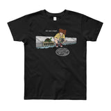 April in New York TMNT Are You a Ninja? Sewer Turtle Youth Short Sleeve T-Shirt - Made in USA + House Of HaHa Best Cool Funniest Funny Gifts