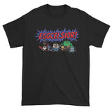 Eggcelsior! Marvel's Avengers Stan Lee Parody Portrait Excelsior Men's Short Sleeve T-Shirt + House Of HaHa Best Cool Funniest Funny Gifts
