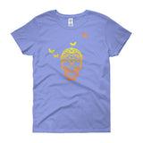 Butterfly Skull Women's Short Sleeve Ladies' T-Shirt - House Of HaHa