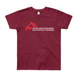Ninjas without Borders Martial Arts Ninjutsu Fighter Youth Short Sleeve T-Shirt + House Of HaHa Best Cool Funniest Funny Gifts