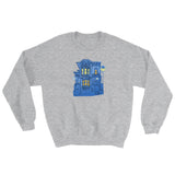 Blue Victorian San Francisco Sweatshirt by Nathalie Fabri + House Of HaHa Best Cool Funniest Funny Gifts