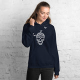 Skull of Butterflies Unisex Butterfly Hoodie for Women and Men + House Of HaHa Best Cool Funniest Funny Gifts
