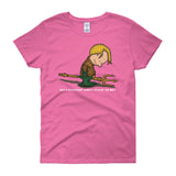 Why's Everybody Always Picking On Me? Women's Short Sleeve Aquaman Charlie Brown Mash-Up T-Shirt - House Of HaHa