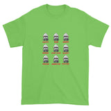 Moods Cylon Emotion Chart Mashup Parody Men's Short Sleeve T-Shirt + House Of HaHa Best Cool Funniest Funny Gifts