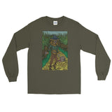 Walkers Of Oz: Zombie Wizard of Oz Cornfield Parody  Men's Long Sleeve T-Shirt + House Of HaHa Best Cool Funniest Funny Gifts