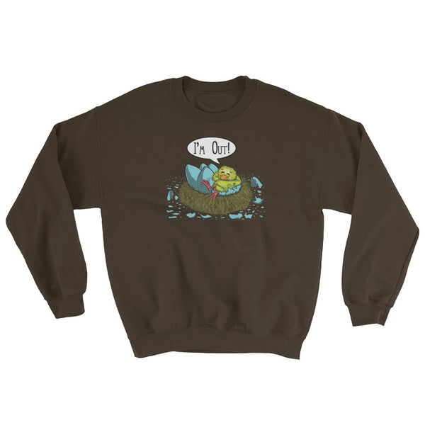 I'm Out! Men's Sweatshirt + House Of HaHa Best Cool Funniest Funny Gifts