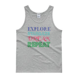 Explore Stargaze Dream Repeat Men's Tank Top + House Of HaHa Best Cool Funniest Funny Gifts