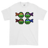 Ninja Turtles Perler Art Short-Sleeve T-Shirt by Aubrey Silva + House Of HaHa Best Cool Funniest Funny Gifts