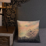 Sunset Silhouette Premium Decorative Throw Pillow + House Of HaHa Best Cool Funniest Funny Gifts