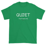 Quiet You'll Wake Me Tired Sleepy Funny Cute Joke Men's Short Sleeve T-Shirt + House Of HaHa Best Cool Funniest Funny Gifts