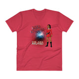 Red Skirts: Ensign Mutai Men's V-Neck T-Shirt + House Of HaHa Best Cool Funniest Funny Gifts