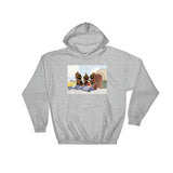 Weenie Roast Men's Heavy Hooded Hoodie Sweatshirt - House Of HaHa