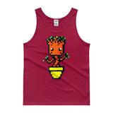 Baby Groot Perler Art Tank Top by Aubrey Silva + House Of HaHa Best Cool Funniest Funny Gifts