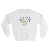 Rainbow Female Gender Venus Symbol Heart Love Unity Sweatshirt + House Of HaHa Best Cool Funniest Funny Gifts