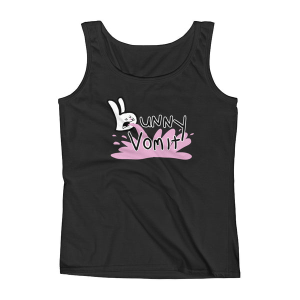 Bunny Vomit Logo Ladies' Tank Top - House Of HaHa