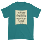 Bag of Holding Portable Hole Gamer Shaming Apology Men's Short Sleeve T-Shirt + House Of HaHa Best Cool Funniest Funny Gifts