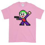 Joker Perler Art Short-Sleeve Men's T-Shirt by Silva Linings + House Of HaHa Best Cool Funniest Funny Gifts