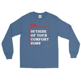 I'm Outside of Your Comfort Zone Non Conformist Men's Long Sleeve T-Shirt + House Of HaHa Best Cool Funniest Funny Gifts