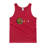PAC-MOON Death Star Pac-Man Mashup Men's Tank top by Aaron Gardy + House Of HaHa Best Cool Funniest Funny Gifts