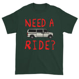 Need A Ride Creepy Candy Van T-Shirt + House Of HaHa Best Cool Funniest Funny Gifts
