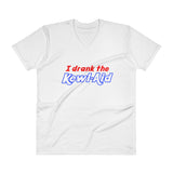 I Drank the Kewl Aid Psychedelic LSD V-Neck T-Shirt + House Of HaHa Best Cool Funniest Funny Gifts