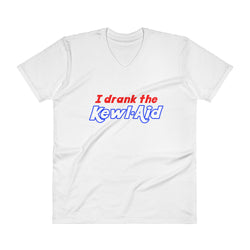 I Drank the Kewl Aid Psychedelic LSD V-Neck T-Shirt + House Of HaHa Best Cool Funniest Funny Gifts