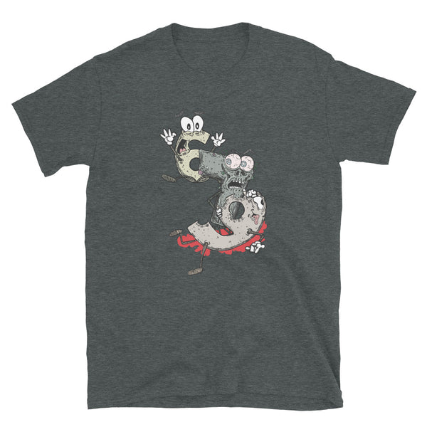 Why Was 6 afraid of 7 789 Noir T-Shirt