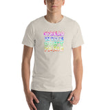 Spread Wide Don't Panic Heather T-Shirt - Grey Lee