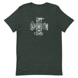 Bach Musical Notation Heather T-Shirt
