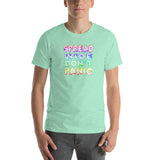 Spread Wide Don't Panic Heather T-Shirt - Grey Lee