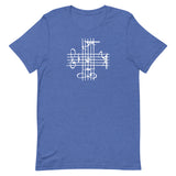 Bach Musical Notation Heather T-Shirt